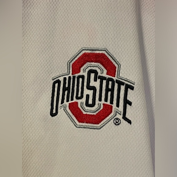 Ohio State Polo Shirt White Red Buckeyes Football Varsity Men’s Size XL NEW - Picture 9 of 10